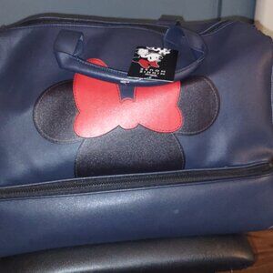 NWT Disney Minnie Mouse Embossed Weekender Bag